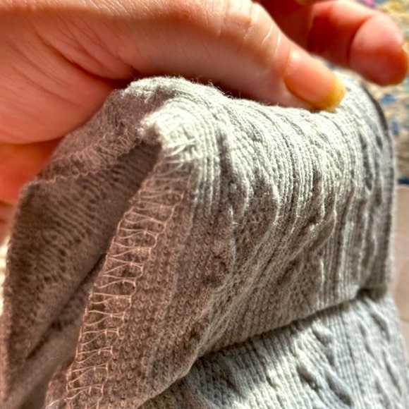 SABRAT BOUTIQUE GRAY KNIT TEXTURED JUMPSUIT  DRAWSTRING WAIST BRAND NEW … - Picture 12 of 12